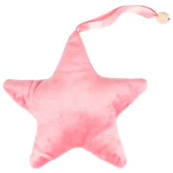 Inge Glas Light Pink Star Christmas Tree Decoration