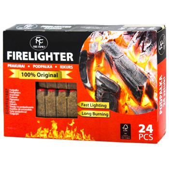 Разжигатель Fire Family для камина и печи 24шт - купить, цены на За Раз - фото 1