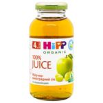 Sugar-free low-allergenic juice HiPP apples and grapes for 4+ months babies 200ml