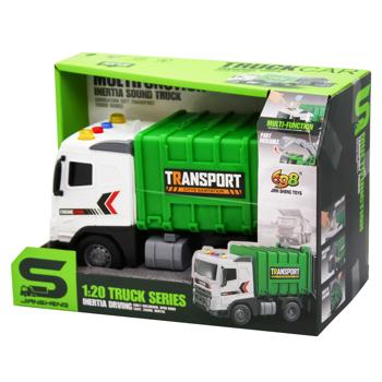 Cars S Garbage Truck Toy 1:20 Green