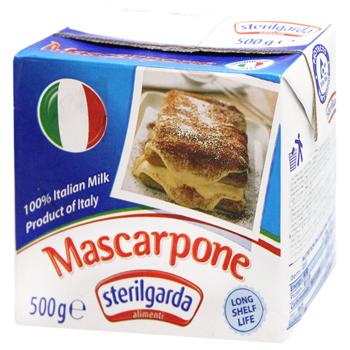 Sterilgarda Mascarpone Soft Cheese 80% 500g - buy, prices for ULTRAMARKET - photo 1