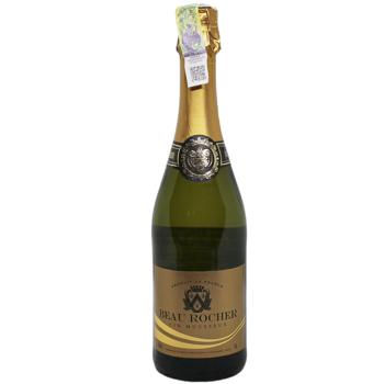 Вино игристое Beau Rocher Brut белое 11% 0,75л - купить, цены на Auchan - фото 1