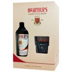 Віскі MacArthur's 40% 0,7л + склянка