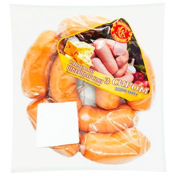 Solonytsivskyj MK Sausages with Cheese High Grade - buy, prices for Supermarket "Kharkiv" - photo 1