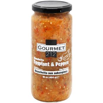 Баклажани та перець Gourmet 212 Bruschetta 500г