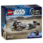 Конструктор Lego Star Wars Швидкісний мотоцикл Мандалорця й Ґроґу