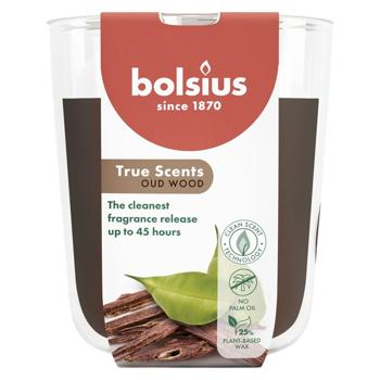 Свічка Bolsius True Scents агарове дерево у склі 97/85мм - купити, ціни на METRO - фото 1