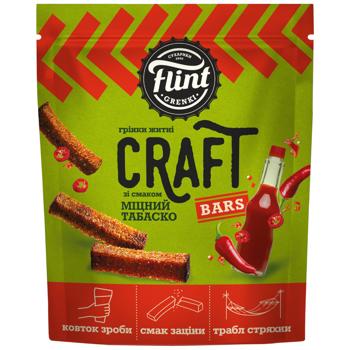 Грінки Flint Craft Bars зі смаком Міцний табаско 90г