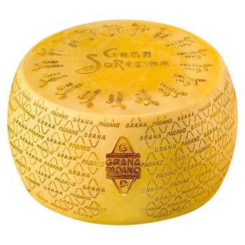 Latteria Soresina Grana Padano Cheese 32% - buy, prices for MasterZoo - photo 1