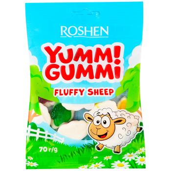 Конфеты Roshen Yummi Gummi Fluffy sheep желейные 70г - купить, цены на Восторг - фото 1