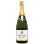 Вино ігристе Grandial Blanc de Blancs Demi-Sec біле напівсухе 11% 0,75л