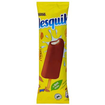 Мороженое эскимо Nesquik в шоколадной глазури со вкусом ванили 55г