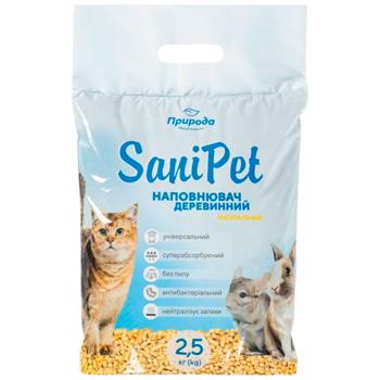 Priroda Sani Pet Universal Wooden Litter 2.5kg - buy, prices for NOVUS - photo 1