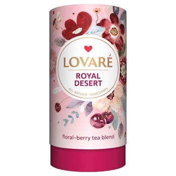 Чай цветочный и плодово-ягодный Lovare Королевский десерт 80г - купить, цены на Торба - фото 1