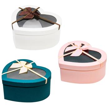 Коробка Серце з прозорою кришкою 56301-1 - купити, ціни на ULTRAMARKET - фото 1