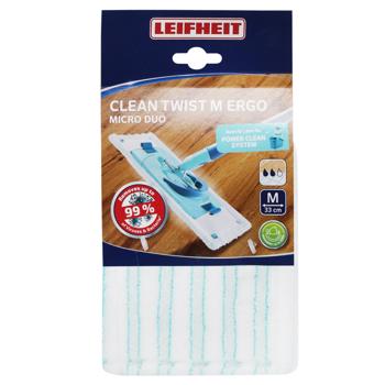 Ганчірка для швабри Leifheit Clean Twist M Ergo Micro Duo 33см