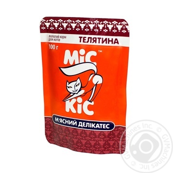 Корм Мисс Кис телятина для кошек 100г - купить, цены на - фото 1