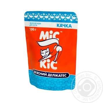 Miss Kis Cat Food with Duck Meat 100g - buy, prices for ULTRAMARKET - photo 1