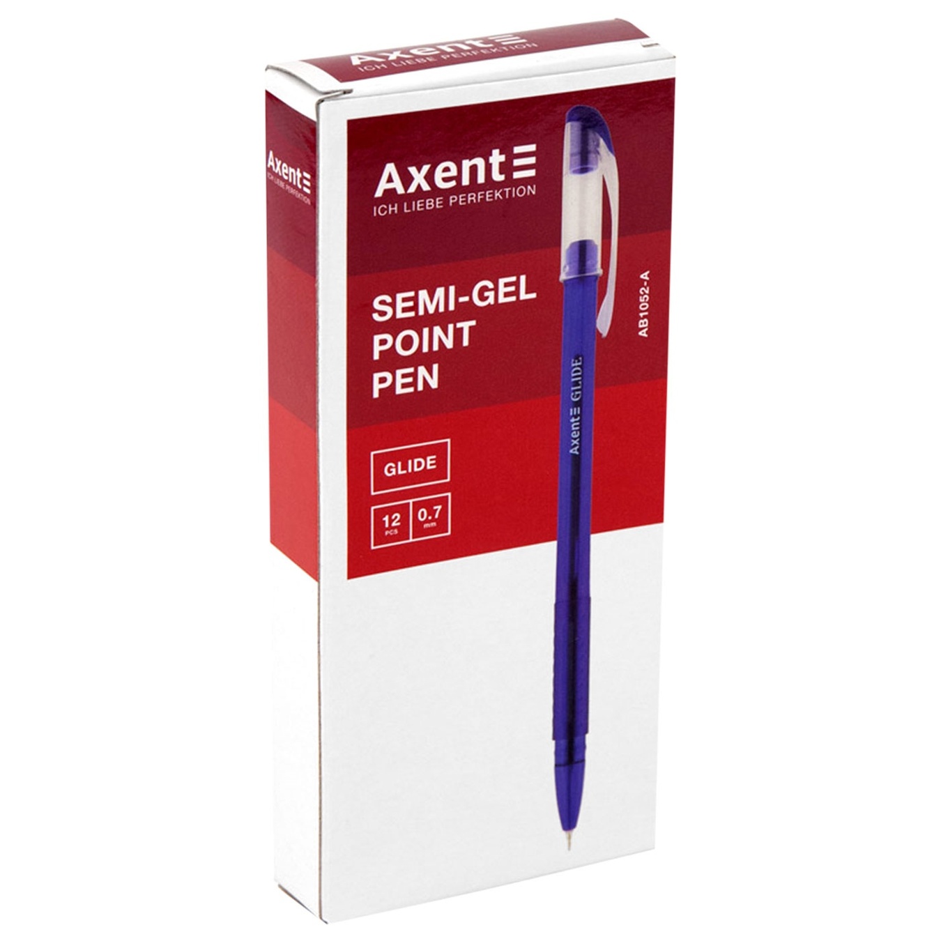 

Ручка масляная Axent Glide AB1052-02-А синяя