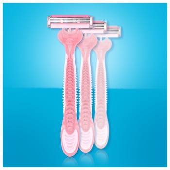 Simply Venus 3 Basic Disposable Razors 2pcs - buy, prices for NOVUS - photo 3