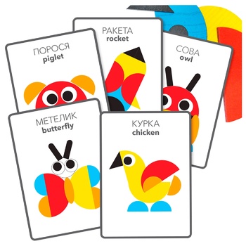 Igroteco Shape Pattern Blocks 30 parts - buy, prices for - photo 7