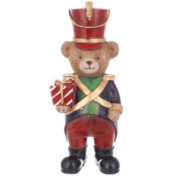 Bona Di Bear Soldier Figurine 16.5cm Red with Green - buy, prices for WINETIME - photo 1