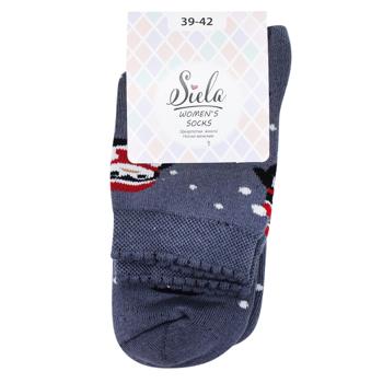 Siela Penguins High Terry Women's Socks s.39-42 Grey