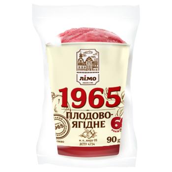 Limo 1965 Fruit and Berry Ice Cream Paper Cup 90g - buy, prices for MegaMarket - photo 1
