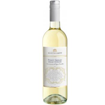 Montecampo Pinot Grigio delle Venezie White Dry Wine 11% 0.75l - buy, prices for Auchan - photo 1