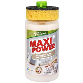 Maxi Power Almond Dishwashing Liquid 1l - buy, prices for COSMOS - photo 1