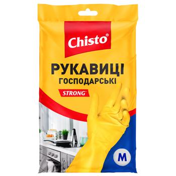 Chisto Durable Latex Gloves Size M - buy, prices for Auchan - photo 2