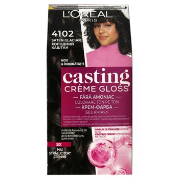 Фарба для волосся L'oreal Paris Casting Creme Gloss 4102 Холодний каштан без аміаку - купити, ціни на - фото 3