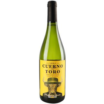 Cuerno del Toro Vino Blanco Semidulce White Semi-sweet Wine 10.5% 0.75l - buy, prices for MegaMarket - photo 1