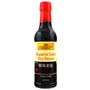 Соус соєвий Lee Kum Kee Superior Dark 500мл - купити, ціни на МегаМаркет - фото 1