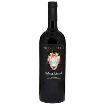 Villa Saletta Riccardi Red Dry Wine 13.5% 0.75l - buy, prices for COSMOS - photo 1