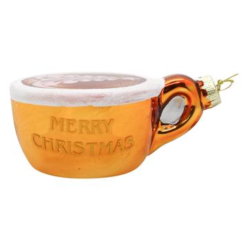 Украшение елочное Koopman Чашка для кофе 12,7х9,5х5,5см - купить, цены на - фото 3