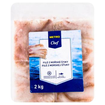 Metro Chef Frozen Hake Fillet 2kg - buy, prices for METRO - photo 1