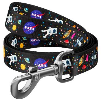 Поводок Waudog Nylon нейлоновый 122см/20мм с рисунком nasa - купить, цены на MasterZoo - фото 1
