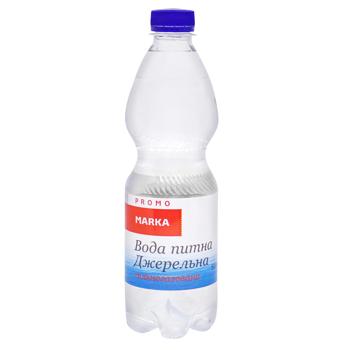 Вода мінеральна Marka Promo Джерельна сильногазована 0,5л