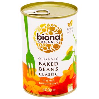 Бобы Biona Organic запеченные в томатном соусе 400г - купить, цены на WINETIME - фото 1