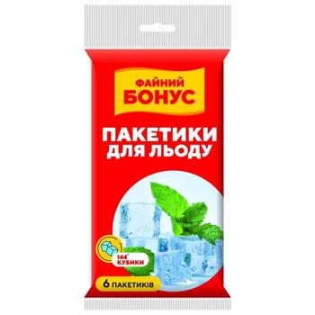 Пакеты для льда Файный Бонус 144шт - купить, цены на Чудо Маркет - фото 1