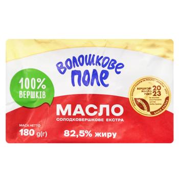 Voloshkove Pole Extra Sweet Cream Butter 82.5% 180g - buy, prices for Supermarket "Kharkiv" - photo 2