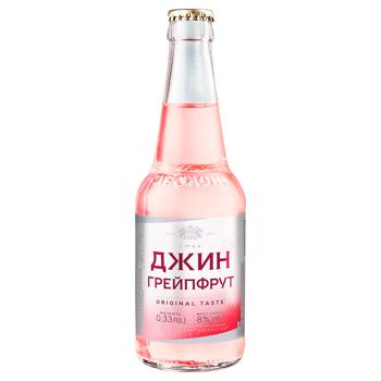 Obolon Gin Grapefruit Low-alcohol Highly Carbonated Drink 8% 0.33l - buy, prices for MasterZoo - photo 1