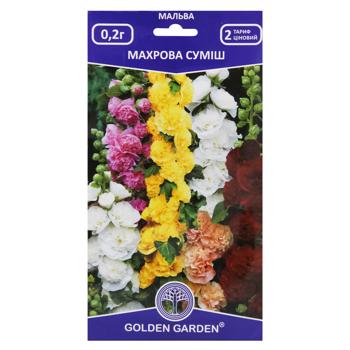 Golden Garden Terry Mallow Flower Seeds 0.2g - buy, prices for MegaMarket - photo 1