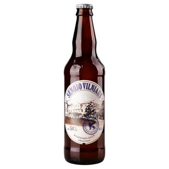 Пиво Senojo Vilniaus Wheat світле пшеничне 5% 0,5л - купити, ціни на ЕКО Маркет - фото 1