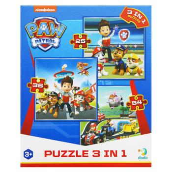 Пазл Dodo Paw Patrol Готовы к работе 2в1 115 элементов - купить, цены на - фото 2