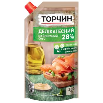 TORCHYN® Delikatesniy mayonnaise sauce 28% 300g - buy, prices for Epicentr FOOD - photo 1