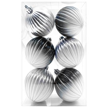 Набор шаров елочных Actuel 6см 6шт