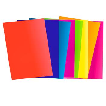 Apelsin Fluorescent Color Cardboard A4 8 colors - buy, prices for - photo 2