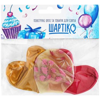 Shartiko Heart and Balloon with Print Set of Balloons 3pcs - buy, prices for - photo 3